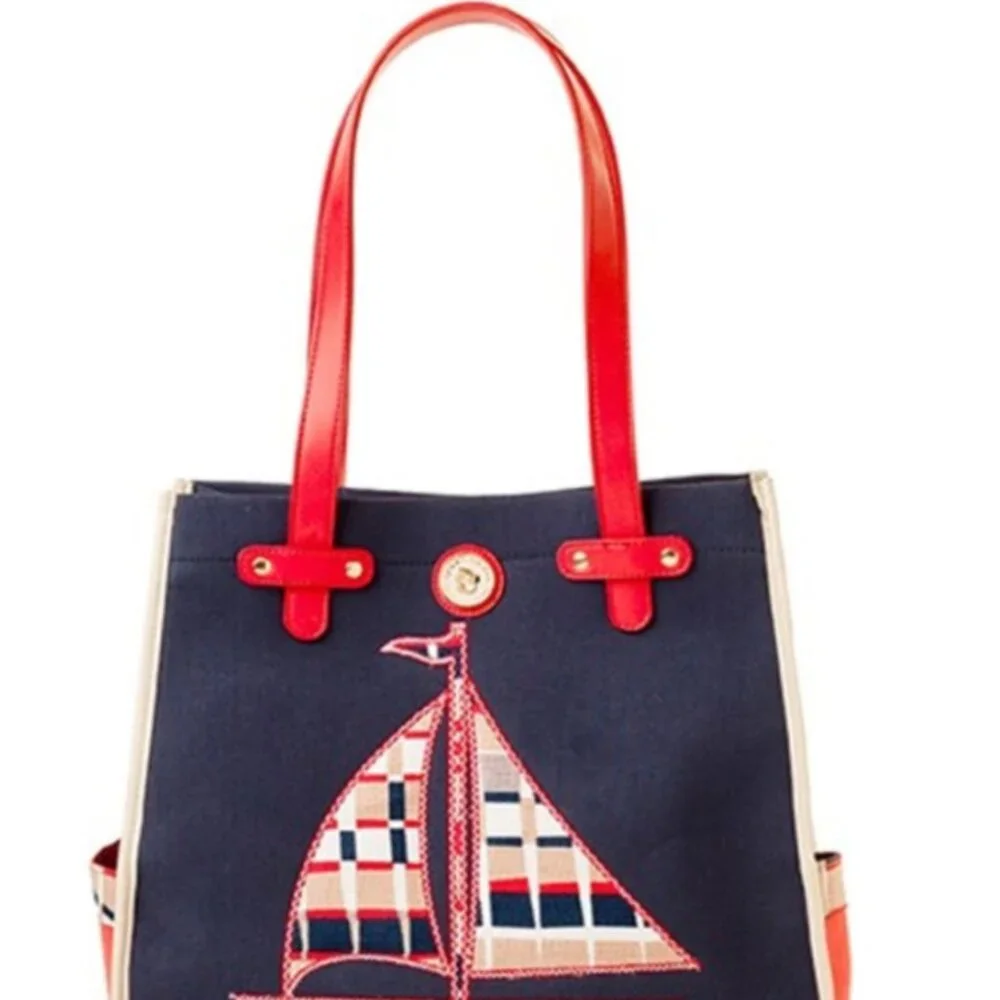 NWT - Spartina 449 Quarterdeck Beach Bag Spartina 449 - Picture 2 of 6